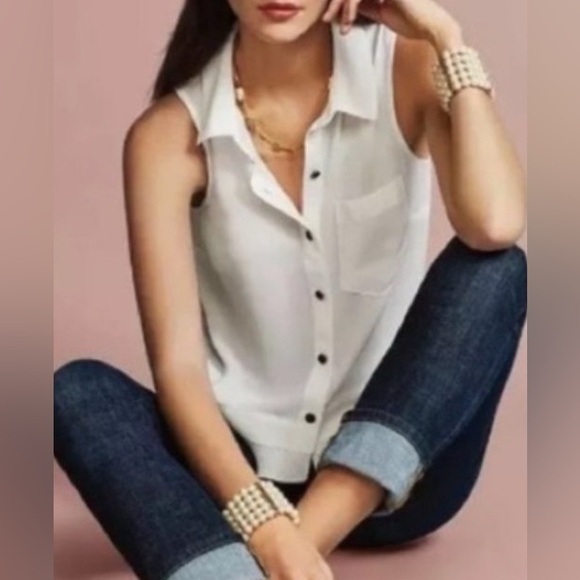 CAbi Tops - CAbi  Sleeveless Button Down